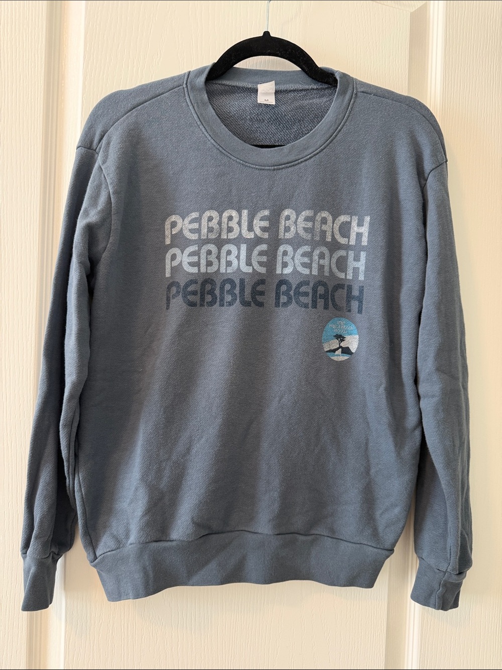 Alternative Blue Pebble Beach Crewneck Sweatshirt